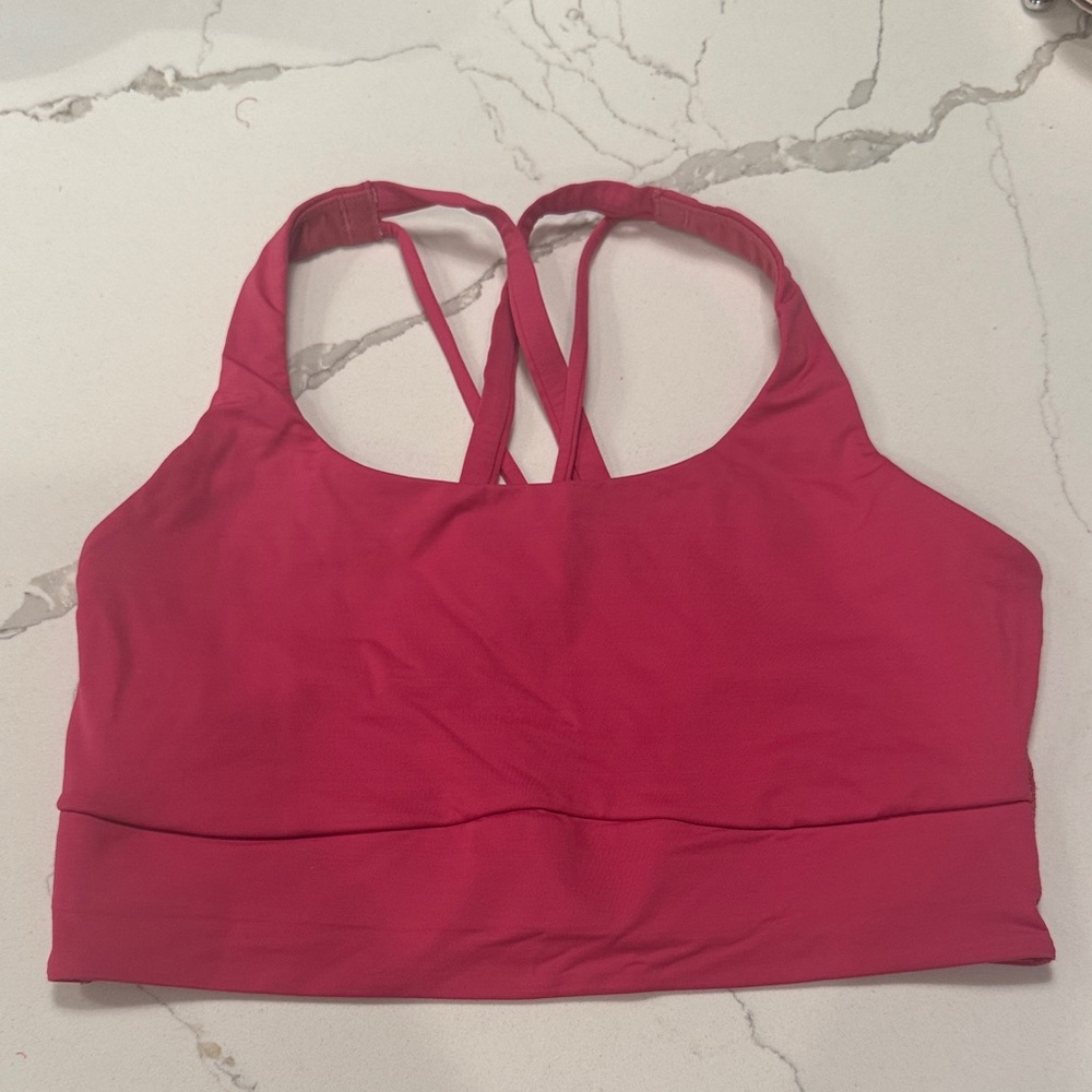 lululemon athletica Pink Energy Longline Sports Bra - Evolve